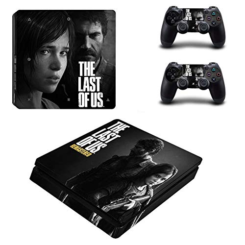 FENGLING The Last of Us Part 2 Ps4 Slim Skin Sticker Calcomanía para Playstation 4 Consola y Controlador Skin Ps4 Slim Skins Sticker Vinilo