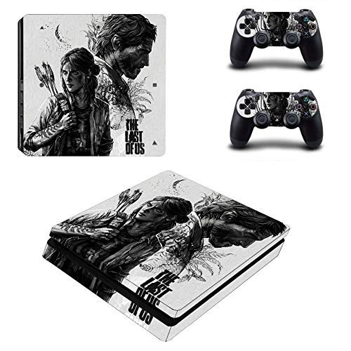 FENGLING The Last of Us Part 2 Ps4 Slim Skin Sticker Calcomanía para Playstation 4 Consola y Controlador Skin Ps4 Slim Skins Sticker Vinilo