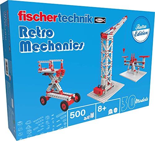 fischertechnik Retro Mechanics-Tecnología Stem, Color Negro (559885)
