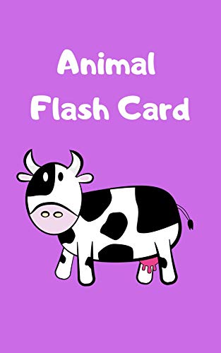 Flash Cards Animals: Teach First Animal Sounds (English Edition)