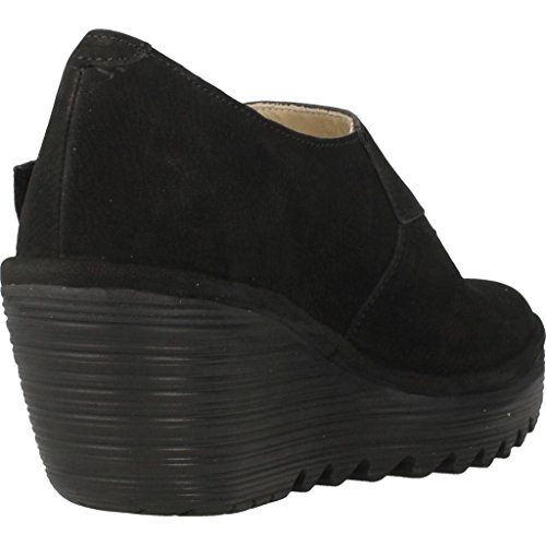 Fly London Yasi682fly, Zapatos con plataforma Mujer, Negro (Black 2006), 40 EU