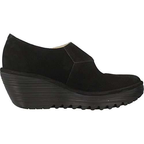 Fly London Yasi682fly, Zapatos con plataforma Mujer, Negro (Black 2006), 40 EU