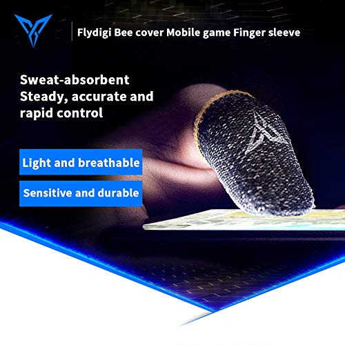 Flydigi Controlador de Juegos móvil PUBG, Wasp 2 Gamepad PUBG Set Android Teléfono móvil Tableta Universal Bluetooth Auxiliar Teclado Ratón Presión automática Periféricos (Dos Pares)