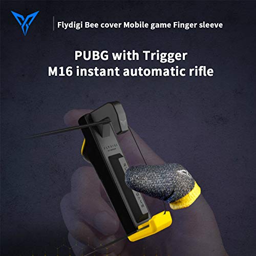 Flydigi Controlador de Juegos móvil PUBG, Wasp 2 Gamepad PUBG Set Android Teléfono móvil Tableta Universal Bluetooth Auxiliar Teclado Ratón Presión automática Periféricos (Dos Pares)
