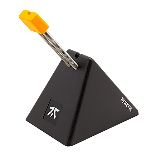 Fnatic - Sistema de gestión de Cables elásticos de ratón para Juegos - para Todos los Cables Regulares de ratón, Soporte de Cable de ratón para PC, Muelle Ajustable, 240 g, 9,7 cm x 5,5 cm x 7,1 cm