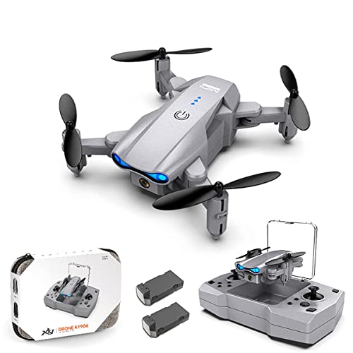 Foldable GPS FPV Drone with 4K Camera Live Video for Beginners RC Quadcopter with GPS Return Home Follow Me Gesture Control Circle Fly Drone for Adult with 2 Batteries (Gray)