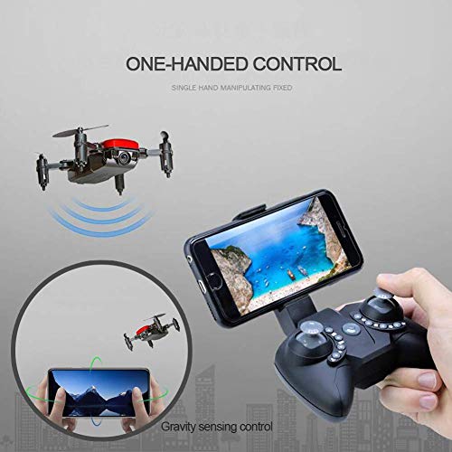 Folding RC Drone for Adults RC Quadcopter 5.8G WiFi FPV with 720P HD Camera Live Video Dual GPS Positioning Drone 40Mins(20+20) Long Flight Time Smart Return Home (White)