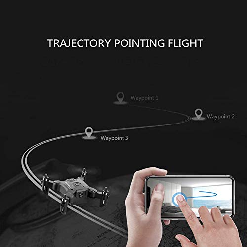 Folding RC Drone for Adults RC Quadcopter 5.8G WiFi FPV with 720P HD Camera Live Video Dual GPS Positioning Drone 40Mins(20+20) Long Flight Time Smart Return Home (720P)