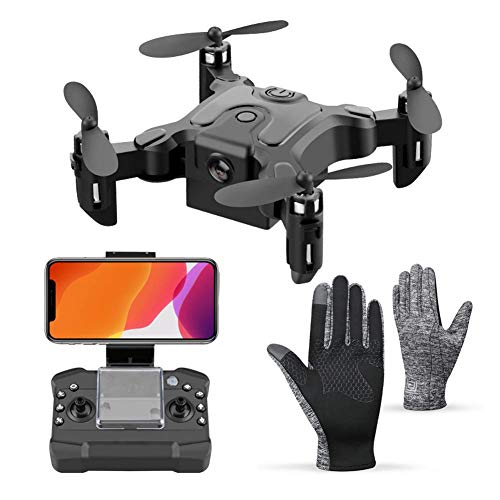 Folding RC Drone for Adults RC Quadcopter 5.8G WiFi FPV with 720P HD Camera Live Video Dual GPS Positioning Drone 40Mins(20+20) Long Flight Time Smart Return Home (720P)
