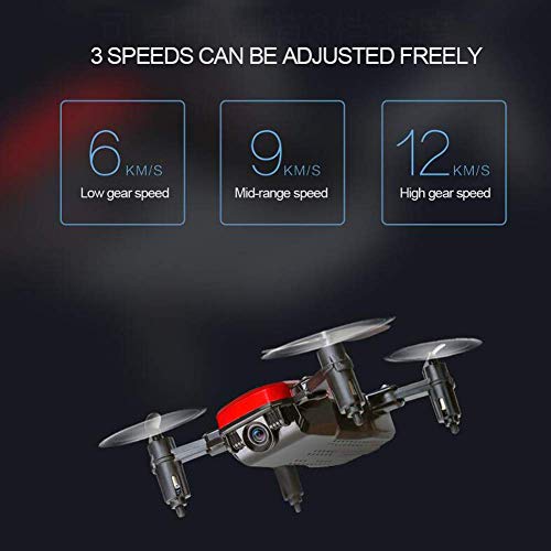 Folding RC Drone for Adults RC Quadcopter 5.8G WiFi FPV with 720P HD Camera Live Video Dual GPS Positioning Drone 40Mins(20+20) Long Flight Time Smart Return Home (Black)