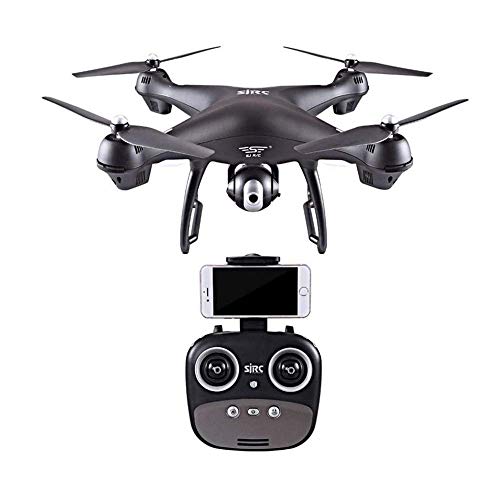 Folding Transformable Pocket RC Drone 3D Rollover Innovative Selfie Drone 2MP 480P Camera Remote Control Aircraft WiFi FPV 6-Axis Gyro Aircraft for Child Adult Gift (Black)
