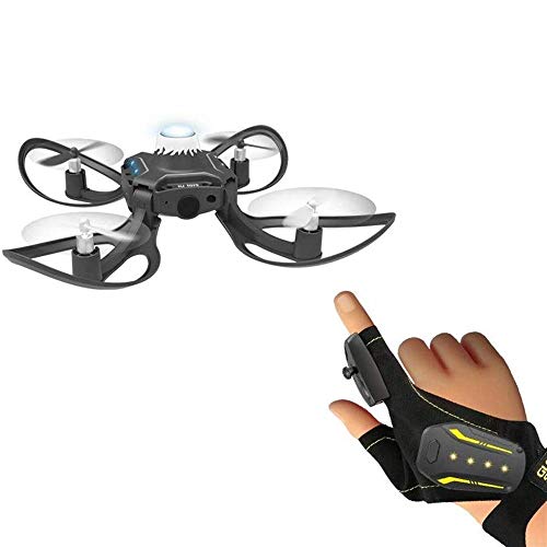 Folding Transformable Pocket RC Drone 3D Rollover Innovative Selfie Drone 2MP 480P Camera Remote Control Aircraft WiFi FPV 6-Axis Gyro Aircraft for Child Adult Gift (Aerial Version)