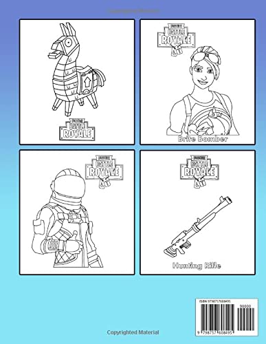Fornite Coloring Book: Stunning Coloring Pages With Super Nice Illustrations | Gift Idea For All Gamers