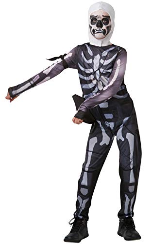 Fortnite - Disfraz Skull Trooper para Niños, talla Small Tween, 140 cm