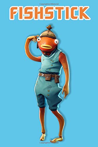 Fortnite : Fishstick skin notebook: lined notebook