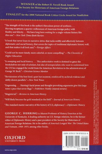 From Colony to Superpower: U.S. Foreign Relations since 1776 (Oxford History of the United States)