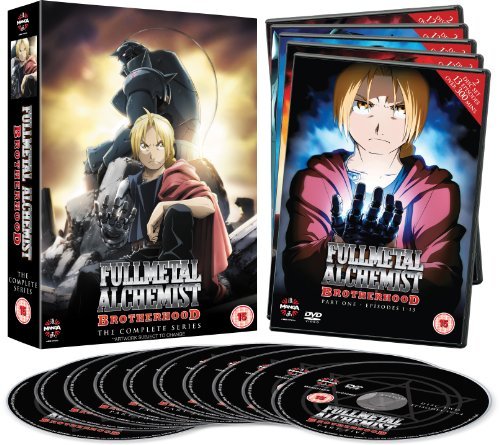 Fullmetal Alchemist Brotherhood Complete Series Collection (Episodes 1-64) [DVD] [Reino Unido]