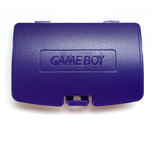 Funda para puerta trasera con batería para Gameboy Color GBC Game Boy Color Replaceme Purple