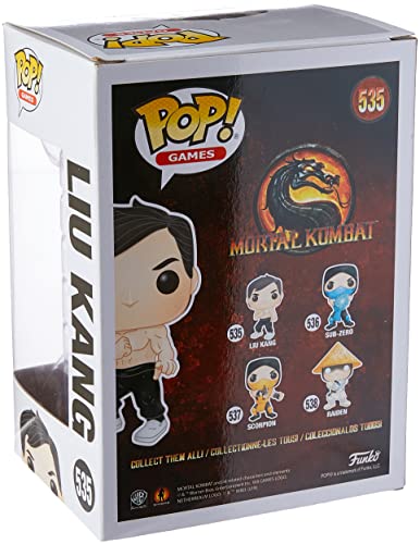 Funko- Pop Games: Mortal Kombat-LIU Kang Figura Coleccionable, Multicolor (45108)