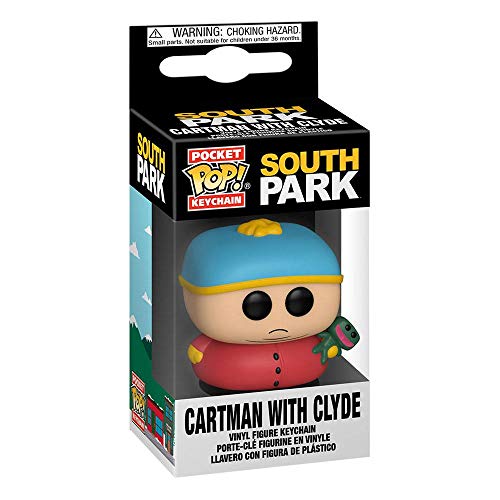 Funko- Pop Keychain South Park-Cartman w/Clyde Figura coleccionable, Multicolor (51642)
