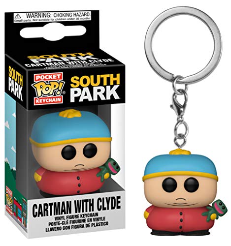 Funko- Pop Keychain South Park-Cartman w/Clyde Figura coleccionable, Multicolor (51642)