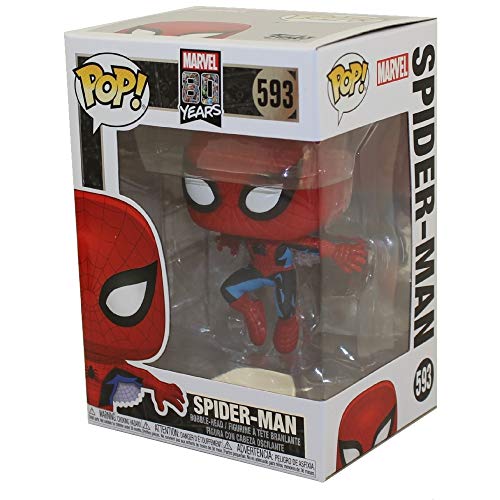 Funko- Pop Marvel: 80th-First Appearance Spider-Man Collectible Toy, Multicolor (46952)