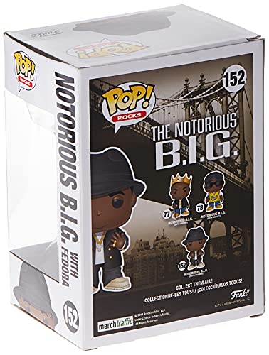 Funko - Pop Rocks: Biggie - Notorious B.I.G. Figura Coleccionable, Multicolor (45430)
