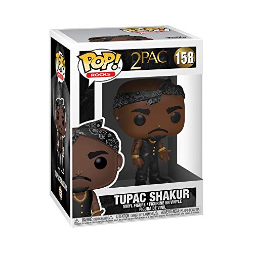 Funko - Pop Rocks: Tupac Figura Coleccionable, Multicolor (45432)