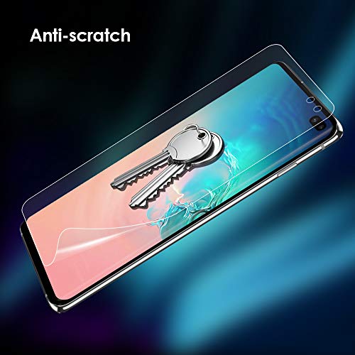 G-Color Galaxy S10 Plus Protector de Pantalla, [2 Piezas][[Alta Definición y Sensibilidad][Sin Burbujas] TPU, Protector de Pantalla para Samsung Galaxy S10+/S10 Plus