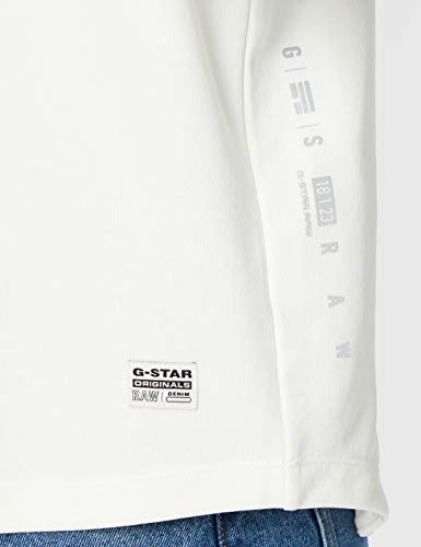 G-STAR RAW Multi Graphic Relaxed Jersey, Milk C465-111, M para Mujer
