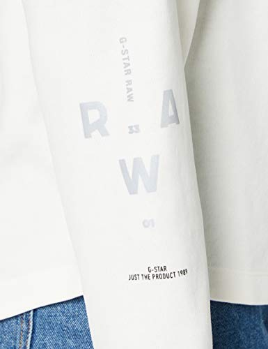 G-STAR RAW Multi Graphic Relaxed Jersey, Milk C465-111, M para Mujer