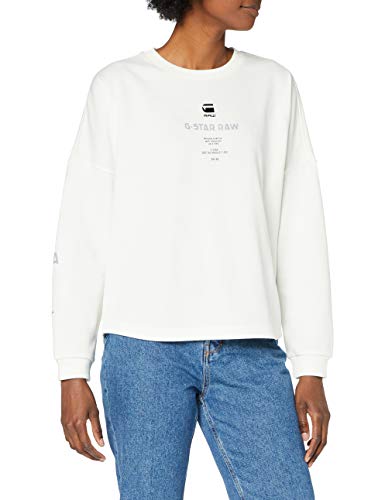 G-STAR RAW Multi Graphic Relaxed Jersey, Milk C465-111, M para Mujer