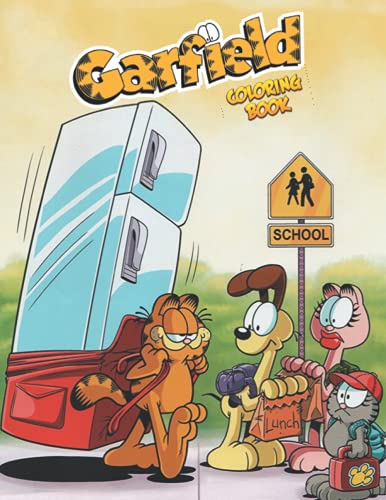 Ĝarfield Coloring Book: An Awesome Item To Relax And Refresh With Lots Of Images - A Way To Boost Creativity And Imagine - for Kids and Adults (Perfect for Children Ages 4-12)
