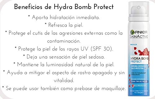 Garnier Skin Active Hydra Bomb Protect Bruma Hidratante Multi-protectora con SPF30-75 ml