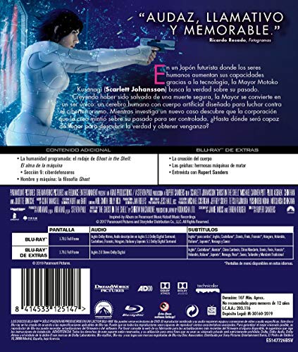 Ghost in the Shell (BD + BD Extras) [Blu-ray]