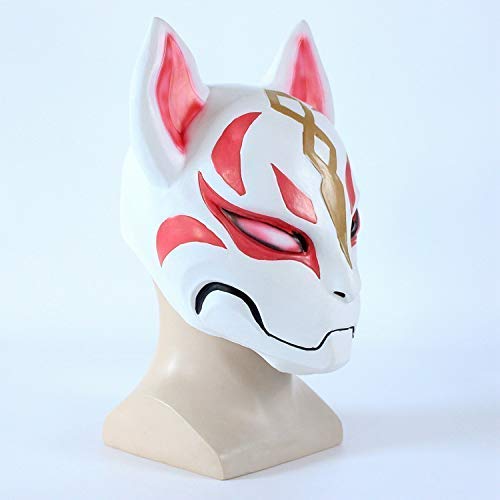 Ginkago Party Costume Máscara de Cabeza Animal de Látex de Fiesta de TrajeLujo de Halloween Máscaras (Fox)