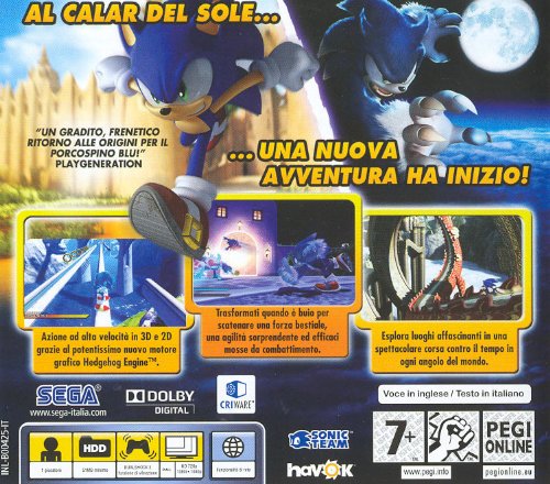 GIOCO PS3 SONIC UNLEASHED