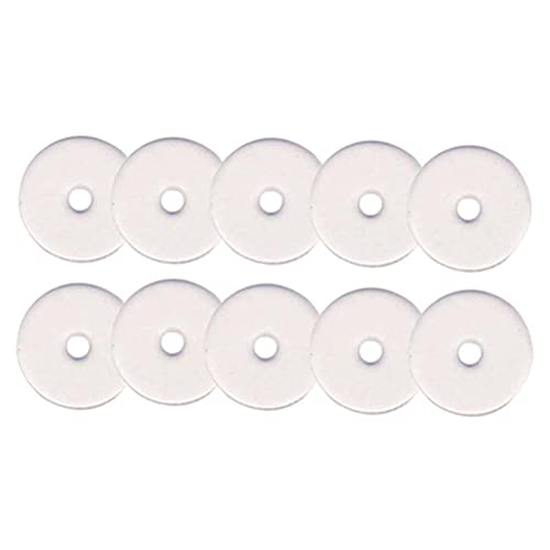 Gogias Almohadillas de disco transparentes, 10 unidades de discos de silicona para la parte posterior de los pendientes de silicona transparente para fijar pendientes