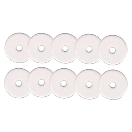 Gogias Almohadillas de disco transparentes, 10 unidades de discos de silicona para la parte posterior de los pendientes de silicona transparente para fijar pendientes