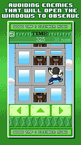 GoGo Tap ! Climber Rush - Retro 8Bit Classic Game