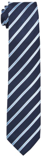 G.O.L. Krawatte, Diagonal-Stripe Corbata, Azul (Navy 1), única (Talla Fabricante: 2) para Niños
