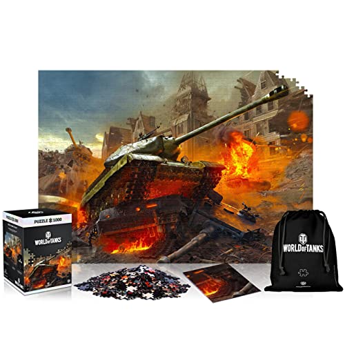 Good Loot World of Tanks: New Frontiers | Puzzle 1000 Piezas | Incluye póster y Bolsa | 68 x 48 | Videojuego | Rompecabezas para Adultos y Adolescentes | para Navidad y Regalos | Decoración