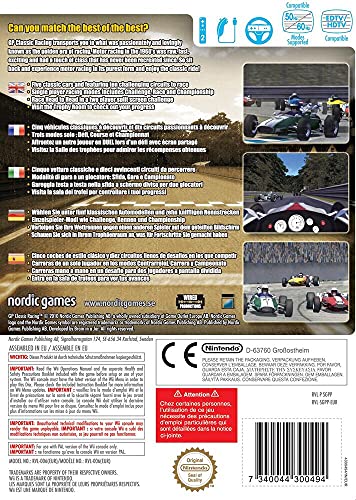 GP Classic Racing (Wii) [Importación inglesa]