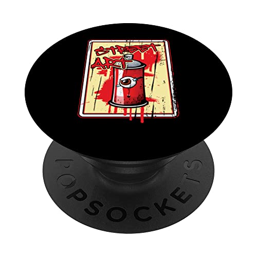 Grafitero Arte callejero Spray de rap de estilo urbano B-Boying PopSockets PopGrip Intercambiable