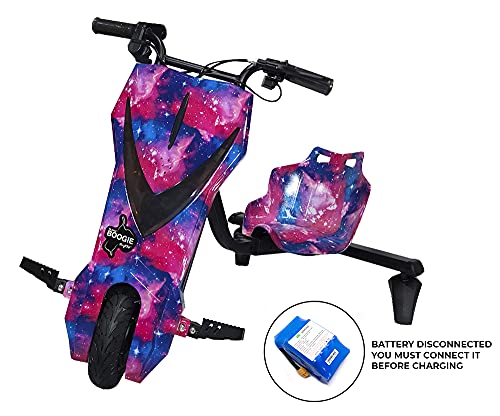 Gran-Scooter / Patinete con Silla Boogie Drift 36D (250W, Batería Litio, 3 Velocidades, Vel. Máx 15km, Luz Delantera, Pantalla LCD) – Galaxy
