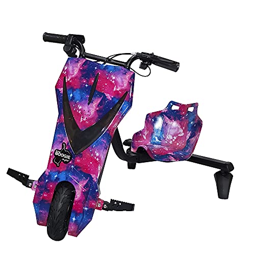 Gran-Scooter / Patinete con Silla Boogie Drift 36D (250W, Batería Litio, 3 Velocidades, Vel. Máx 15km, Luz Delantera, Pantalla LCD) – Galaxy