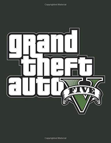 Grand theft auto v: Notebook gta 5 or gta v 100 lined pages size 8.5×11 (Vol)