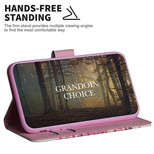 GrandoinChoice Funda para Huawei P Smart Plus 2019/Honor 10i, Superficie Colorida 3D PU Cuero Case Cuerpo Completo Carcasa Protectora Cartera Soporte Plegable Función Fundas Case Cover(Mariposa Azul)