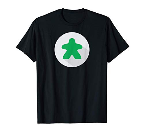 Green Meeple Board Game Lover Gift Idea Gamer Player Nerd Camiseta