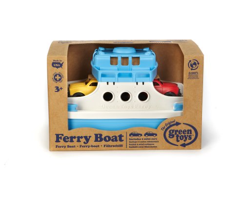 Green Toys - Ferry con mini-coches (FRBA-1038)